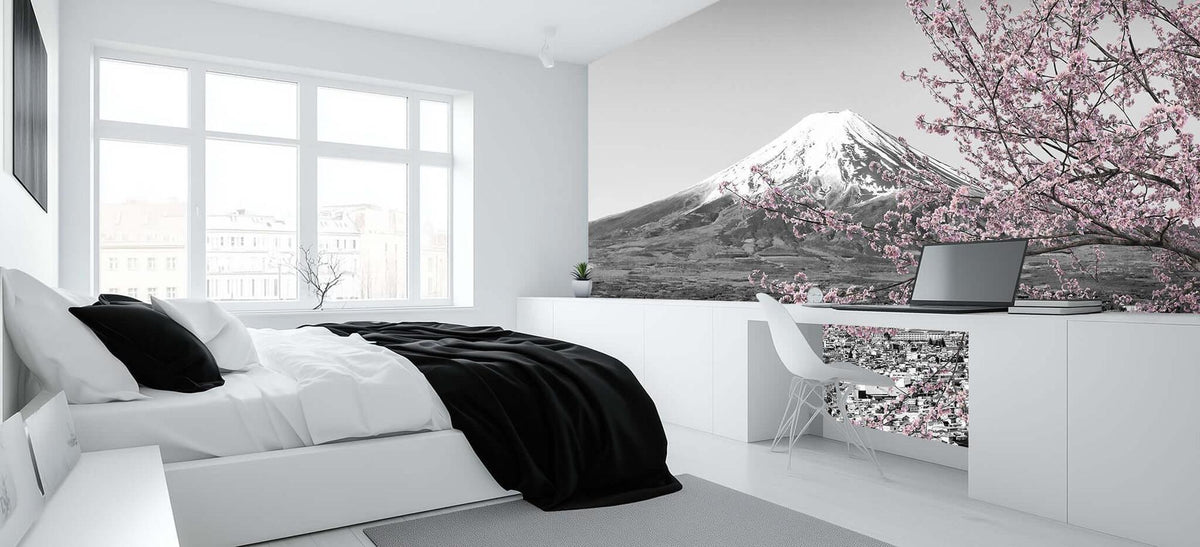 Cherry Blossom Serenity wallpaper mural - XWALLX