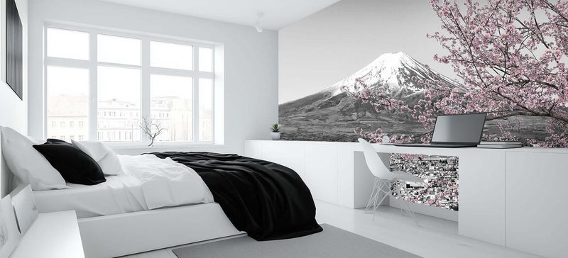 Cherry Blossom Serenity wallpaper mural - XWALLX