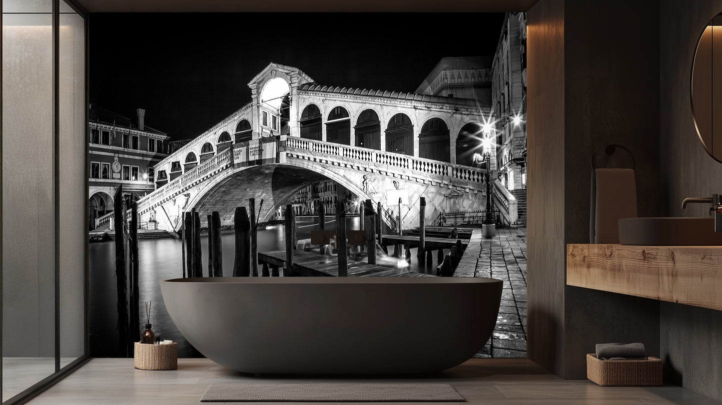 Venice Rialto Night wall mural - XWALLX