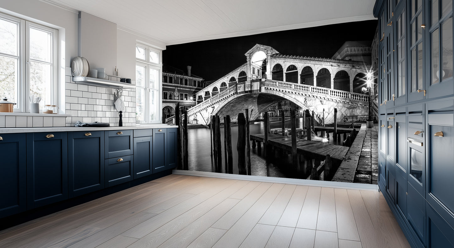 Venice Rialto Night wall art - XWALLX