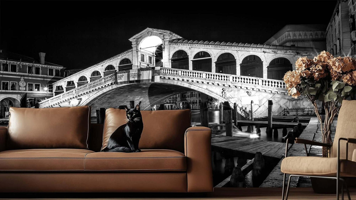 Venice Rialto Night wall decor - XWALLX