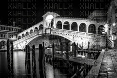 Venice Rialto Night Wallpaper Mural