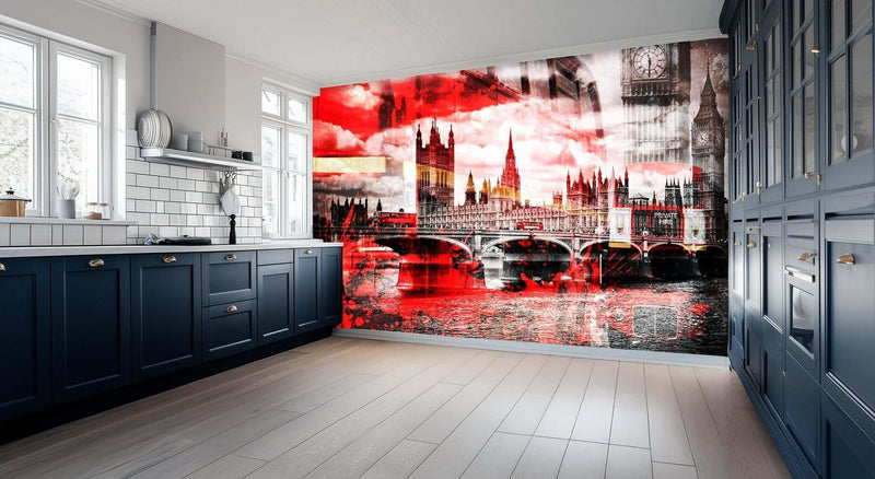 Iconic London Red wall art - XWALLX