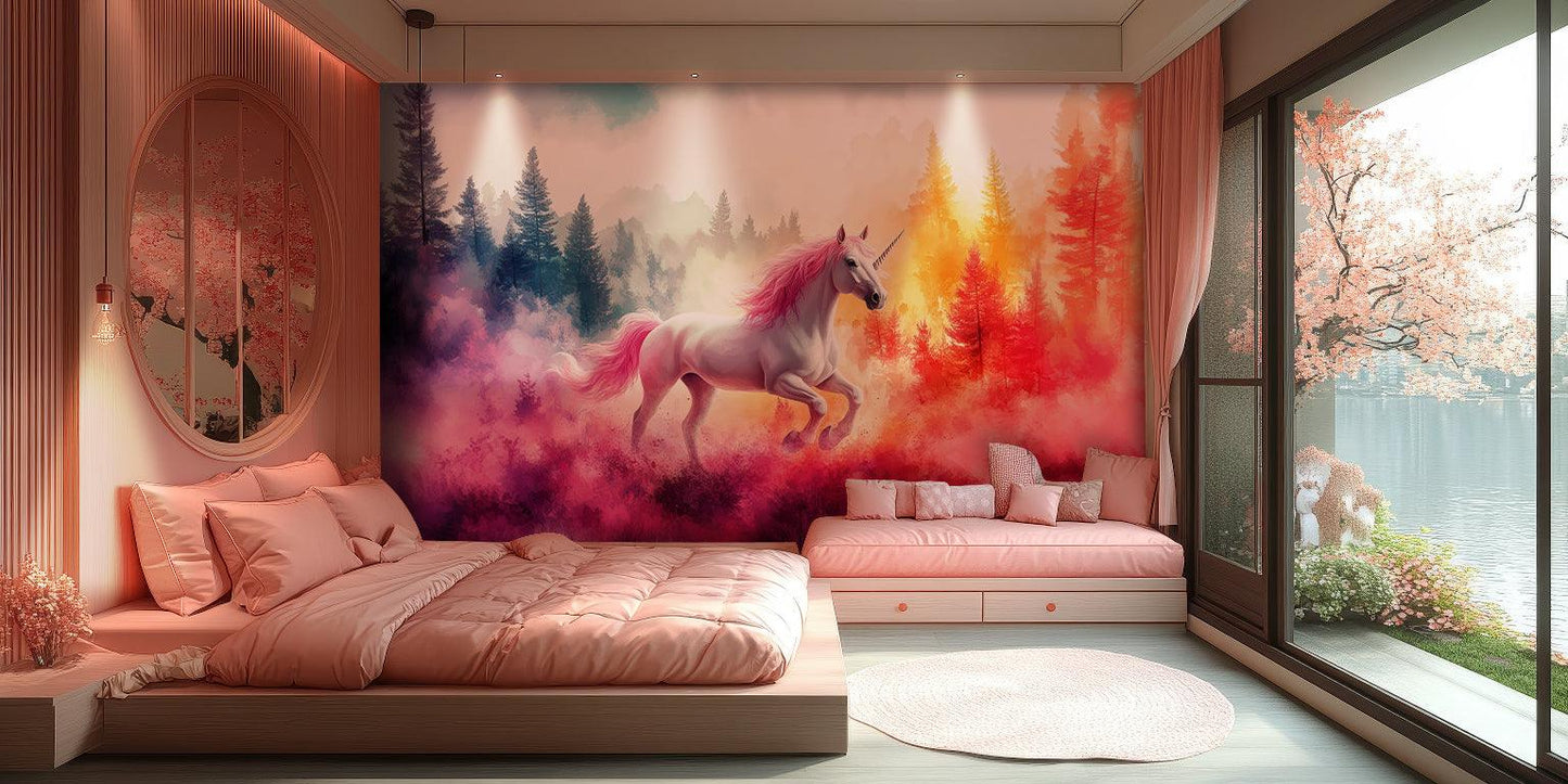 Unicorn Fantasy wall mural - XWALLX