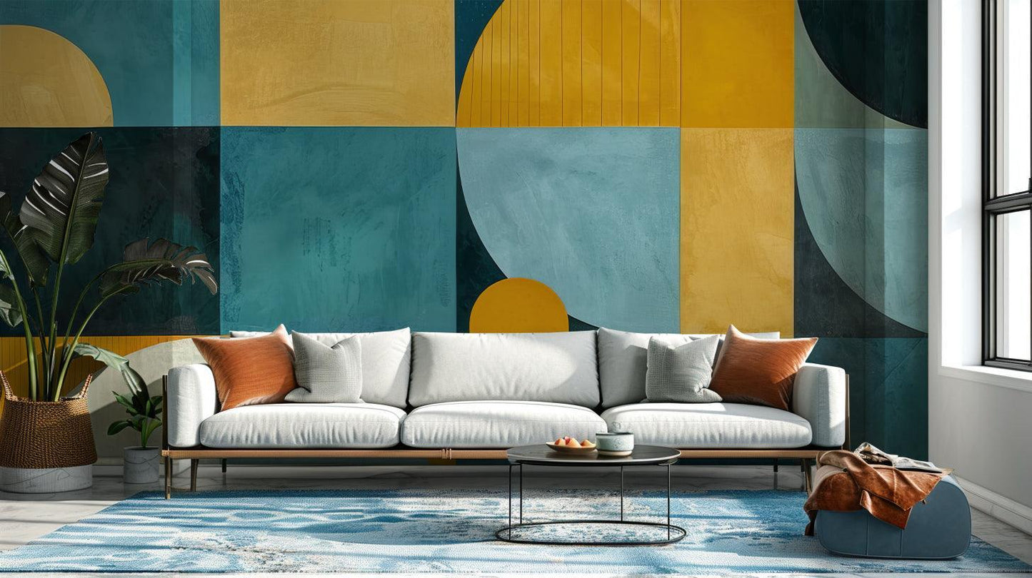 Mid-Century Scandinavian wall mural - XWALLX