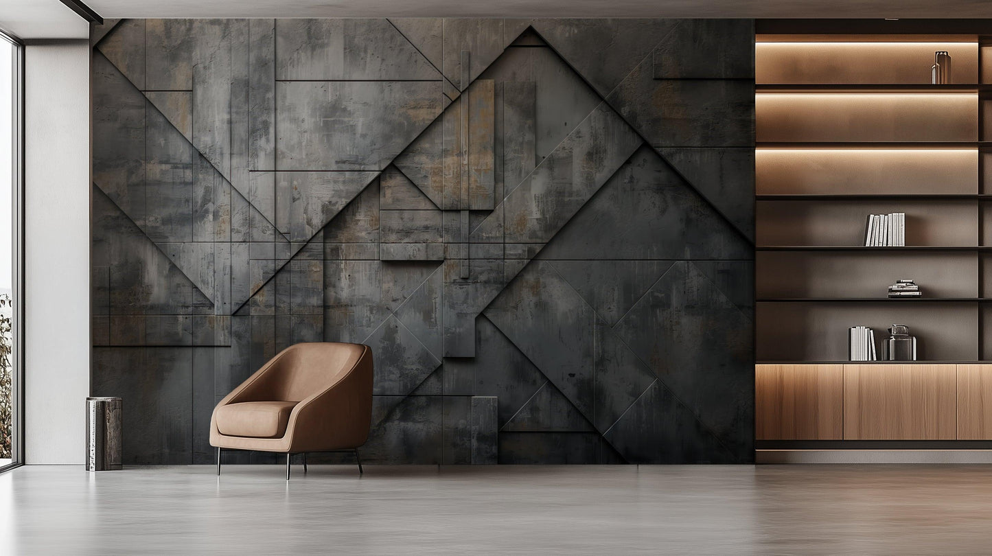 Modern Industrial wallpaper mural - XWALLX