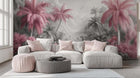 Pembe Tropikal Duvar posteri - XWALLX
