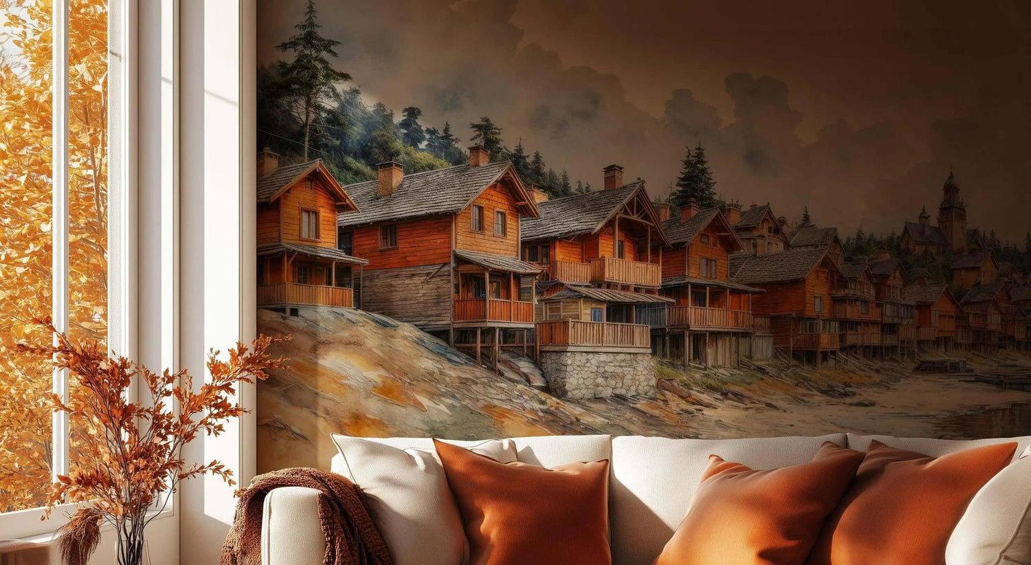Lakeside Village duvar kağıdı - XWALLX