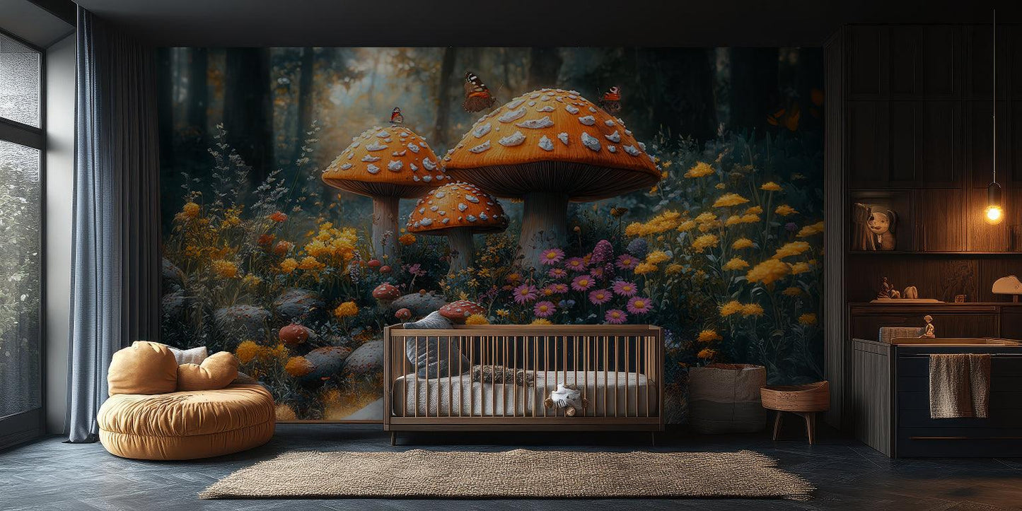 Whimsical Mushroom Forest wallpaper - XWALLX