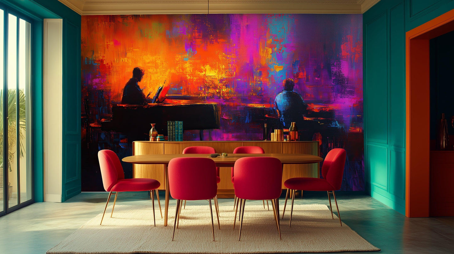 Abstract Piano wall mural - XWALLX