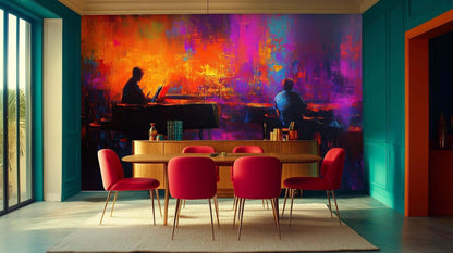 Abstract Piano wall mural - XWALLX