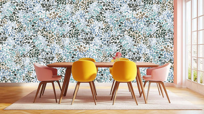 Watercolor Pebble Abstract wallpaper mural - XWALLX