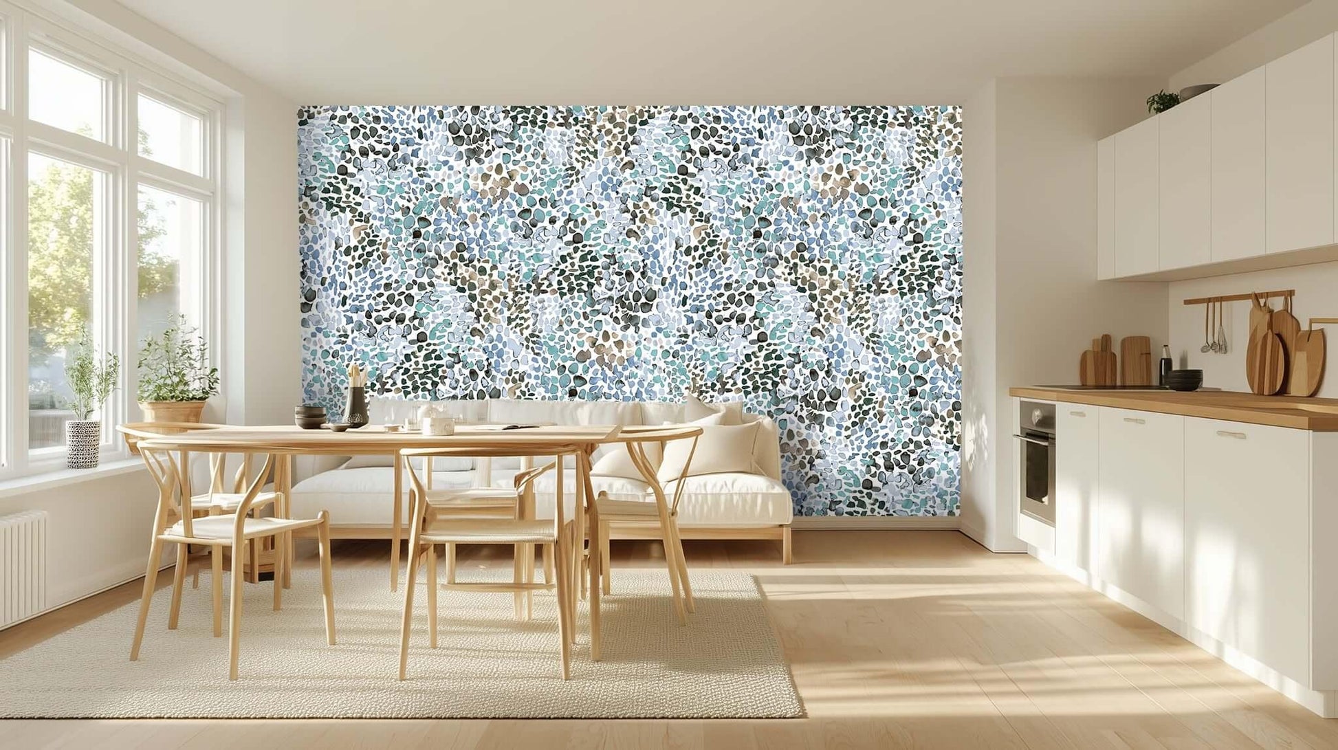 Watercolor Pebble Abstract wallpaper - XWALLX