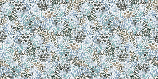 Suluboya Çakıl Soyut Duvar Posteri - Sample