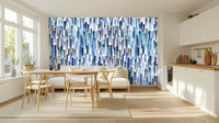 Abstract Brushstroke Blues wallpaper - XWALLX