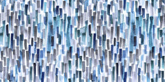 Abstract Brushstroke Blues Wall Mural