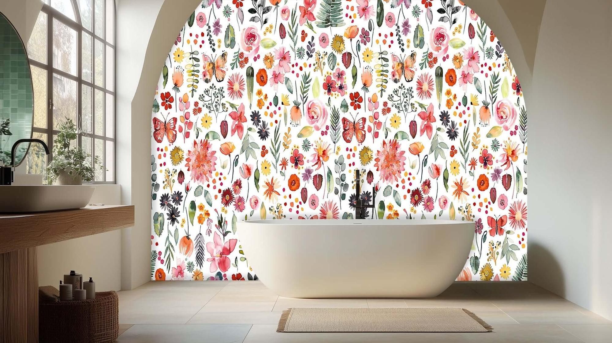 Artistik Floral Bloom Duvar posteri - XWALLX