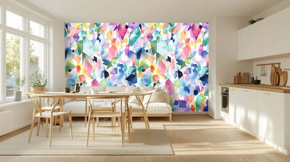 Vibrant Crystal Facets wallpaper - XWALLX