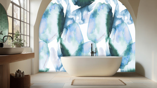 Delicate Watercolor Botanical wall mural - XWALLX