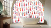 Watercolor Reindeer Art Wall Mural