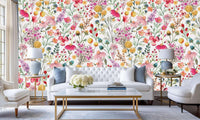 Vibrant Wildflower Arch wall decor - XWALLX