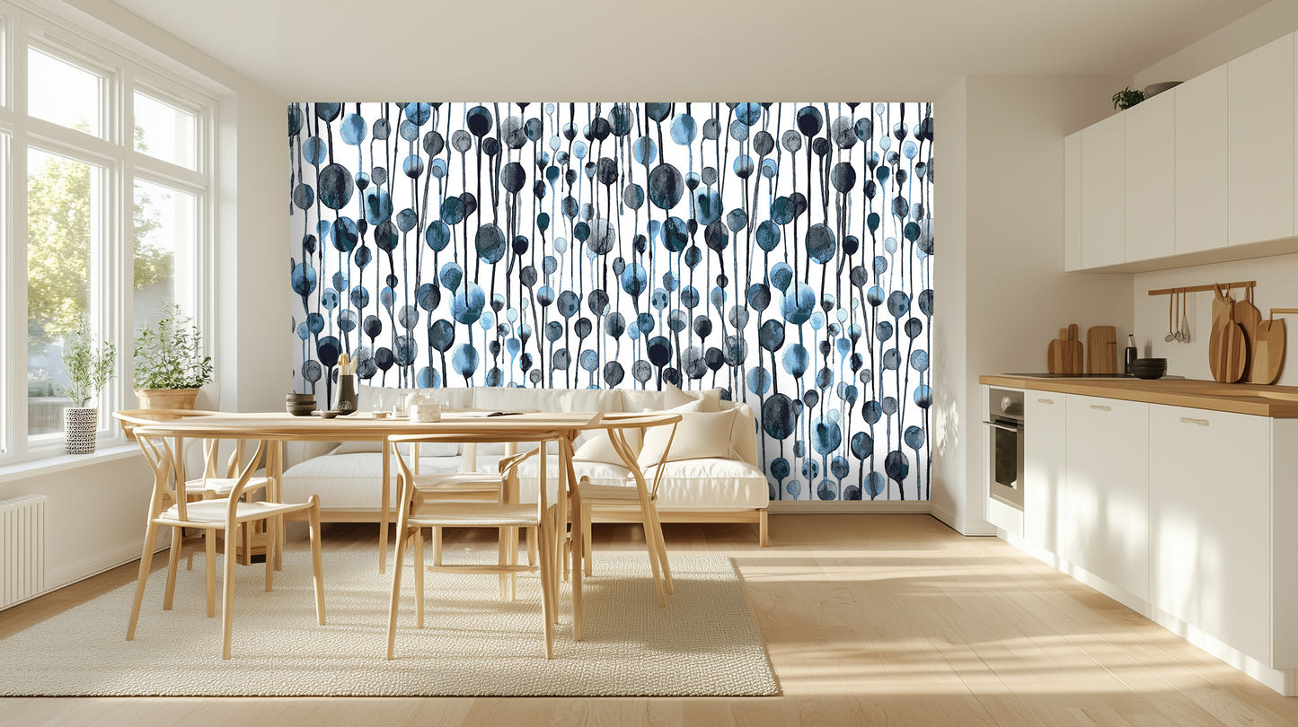 Abstract Watercolor Ovals wallpaper - XWALLX