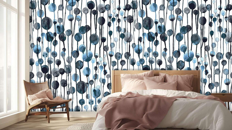 Abstract Watercolor Ovals wall art - XWALLX