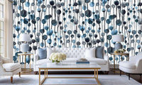 Abstract Watercolor Ovals wall decor - XWALLX