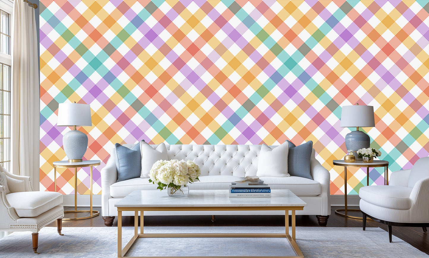 Vibrant Diamond Geometric wall decor - XWALLX
