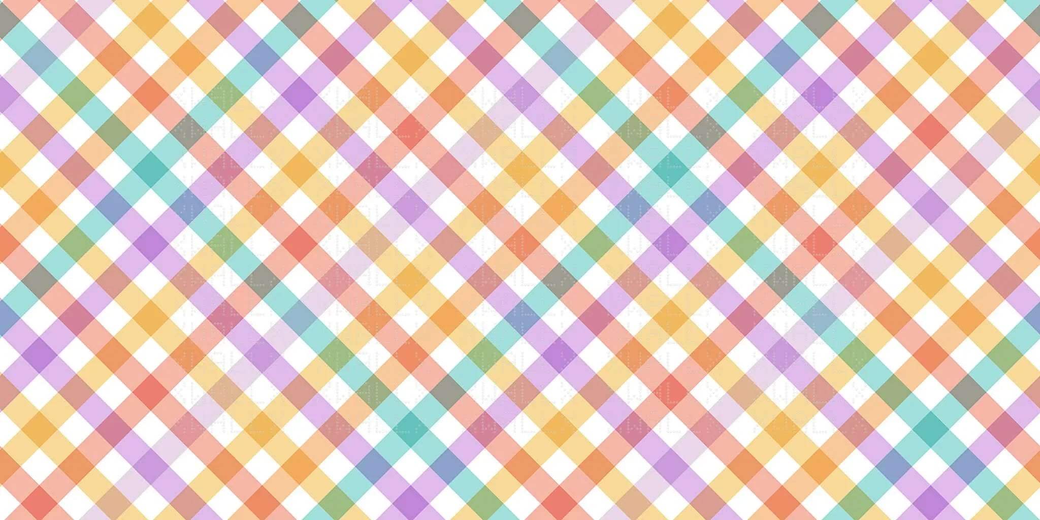 Vibrant Diamond Geometric Wall Mural