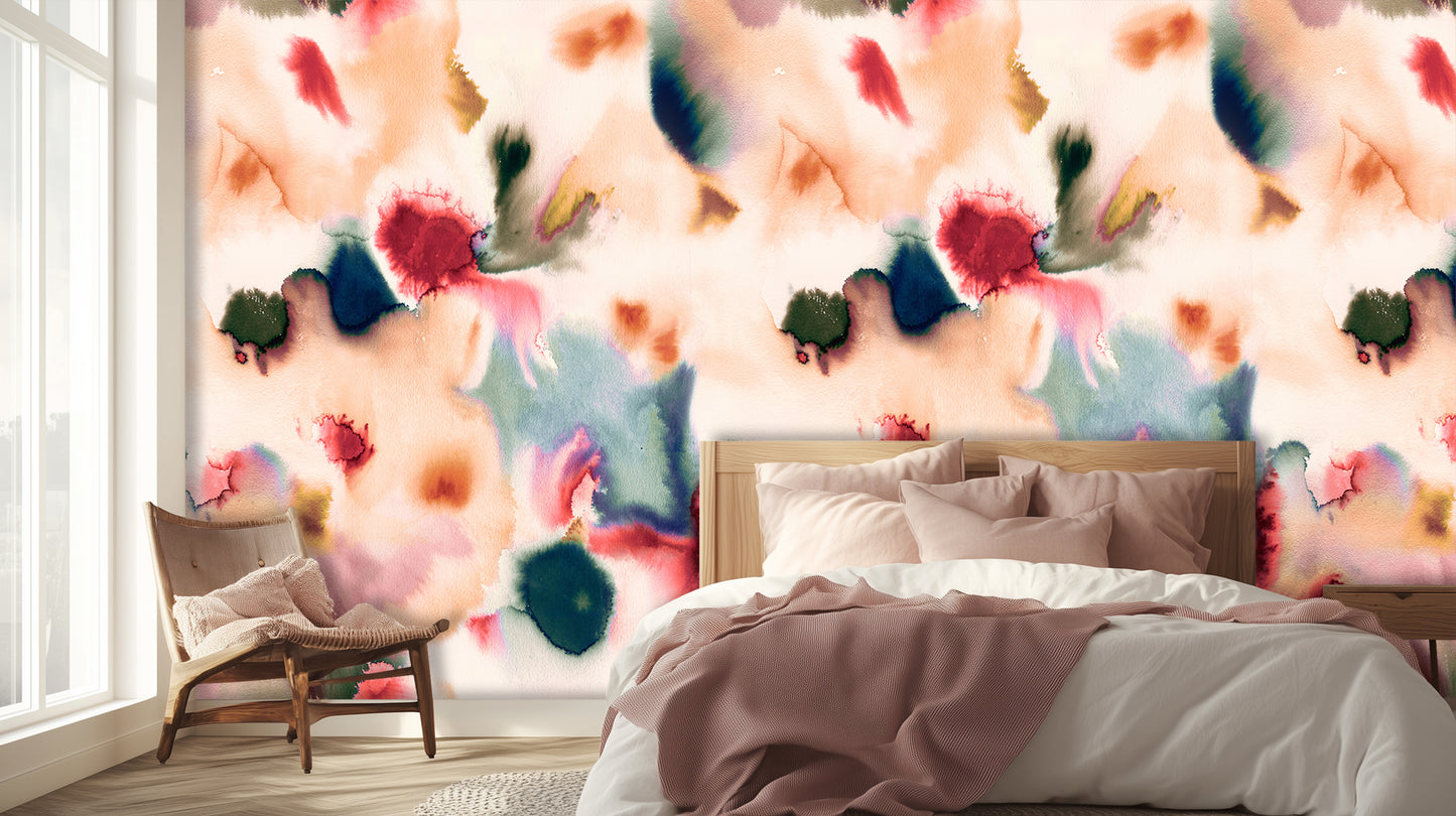 Ethereal Watercolor Floral wall art - XWALLX
