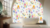 Watercolor Starburst Celebration Wall Mural