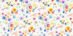 Watercolor Starburst Celebration Wall Mural