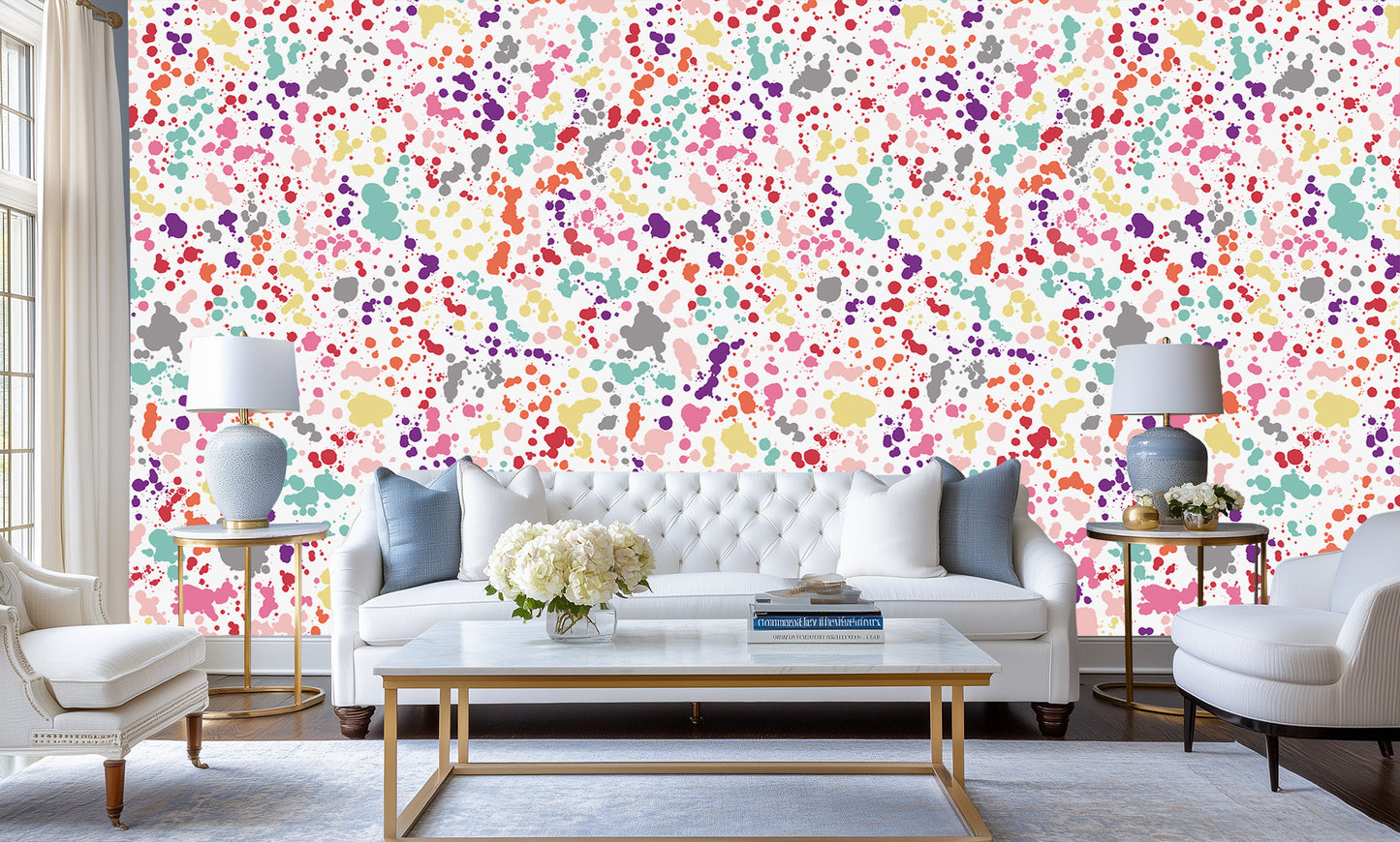 Vibrant Paint Splatter wall decor - XWALLX