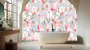 Blush Magnolia Floral Wall Mural
