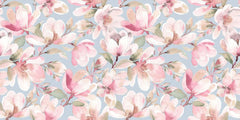 Blush Magnolia Floral Wall Mural