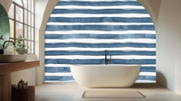Waves of Tranquility wallpaper mural for a bathroom wall
