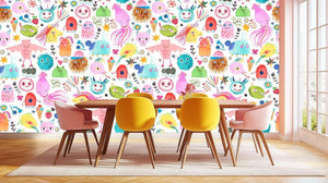 Whimsical Creatures Fantasy wallpaper mural - XWALLX