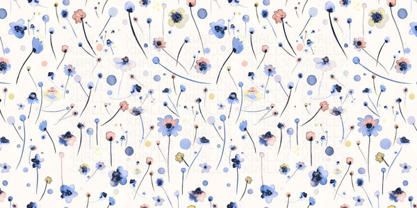 Neşeli İç Mekanlar için Şakacı Floral Duvar Posteri - Sample