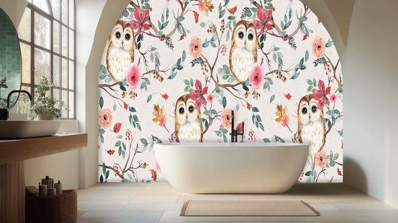 Whimsical Woodland Owl wallpaper - XWALLX