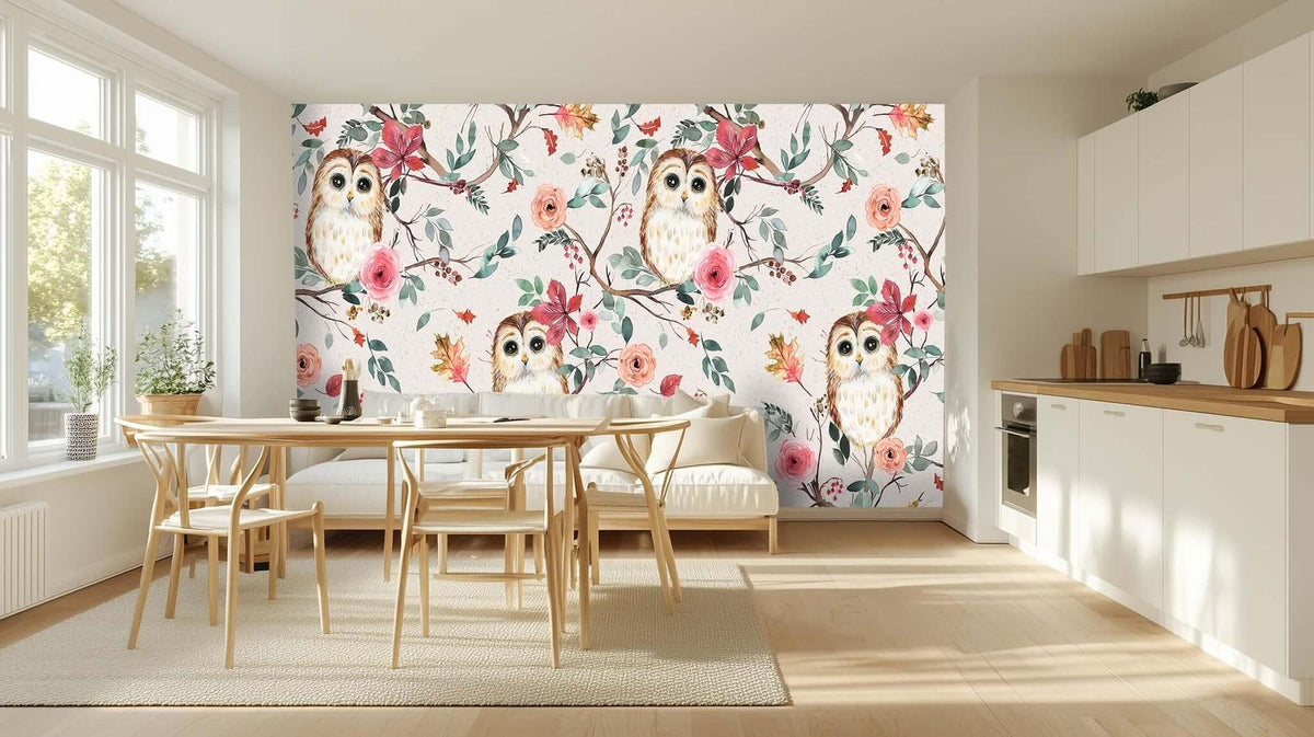 Whimsical Woodland Owl wall decor - XWALLX