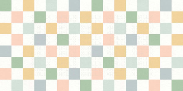 Pastel Damalı Kemer Duvar Posteri - Sample
