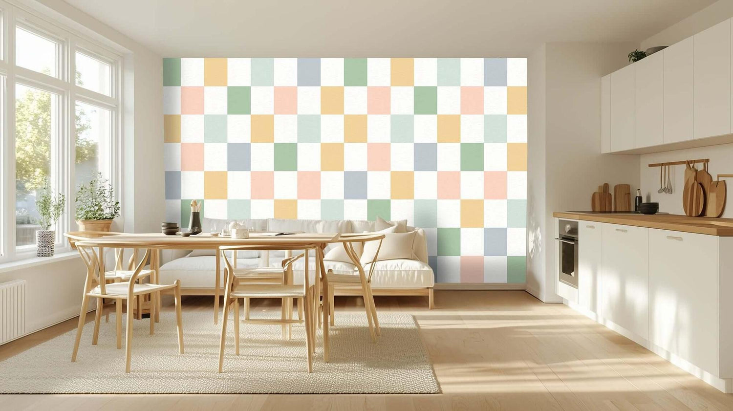 Pastel Damalı Yay duvar kağıdı - XWALLX