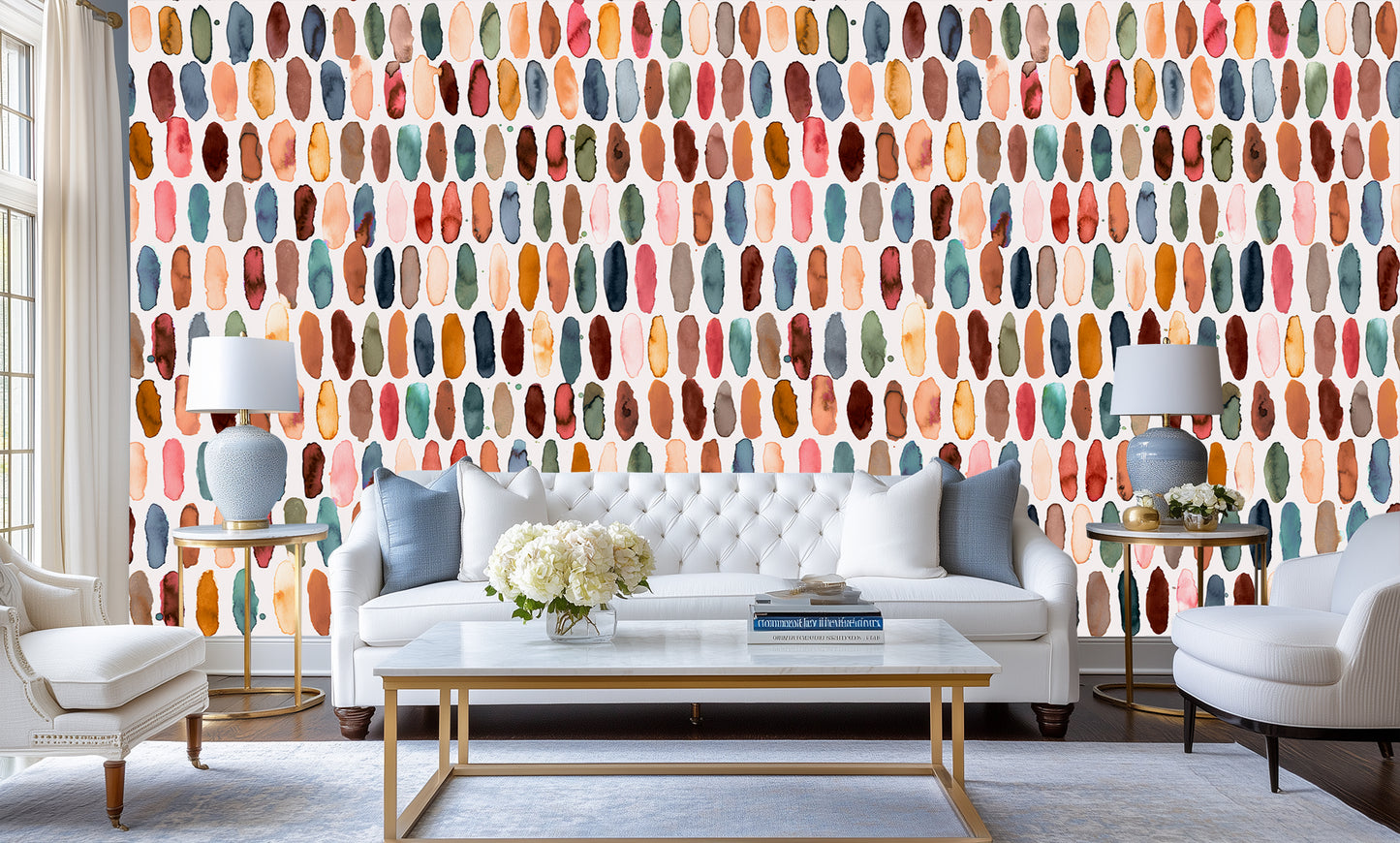 Abstract Strokes Watercolor wall art - XWALLX