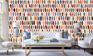 Abstract Strokes Watercolor wall art - XWALLX