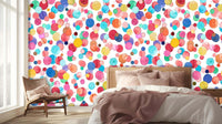 Vibrant Watercolor Dots wall art - XWALLX