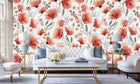 Watercolor Poppy Bloom wall art - XWALLX