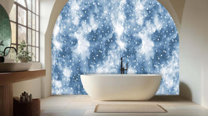 Fluid Blue Watercolor wall mural - XWALLX