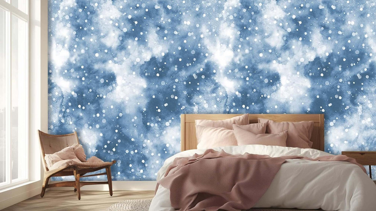 Fluid Blue Watercolor wall art - XWALLX