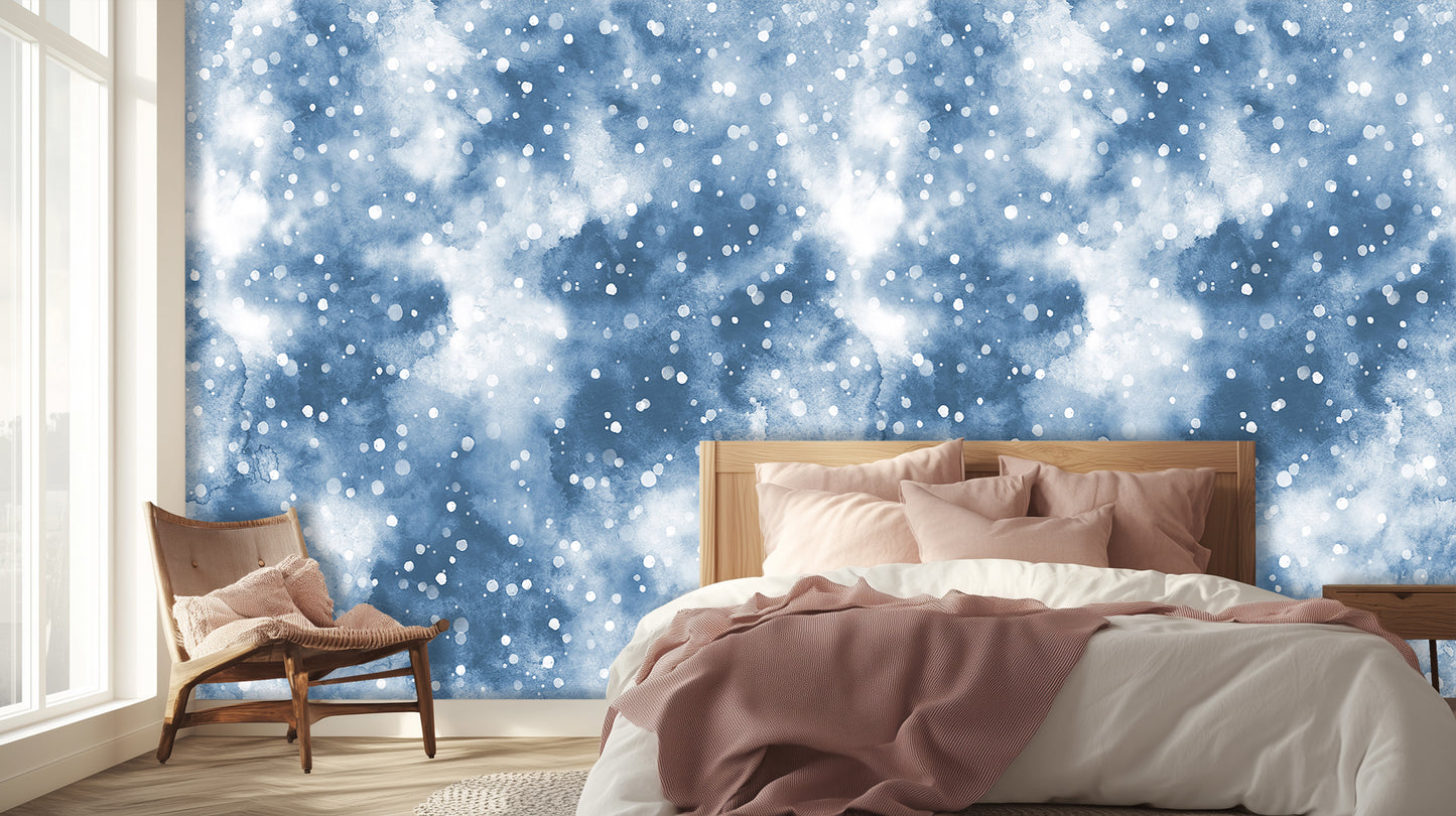 Fluid Blue Watercolor wall art - XWALLX